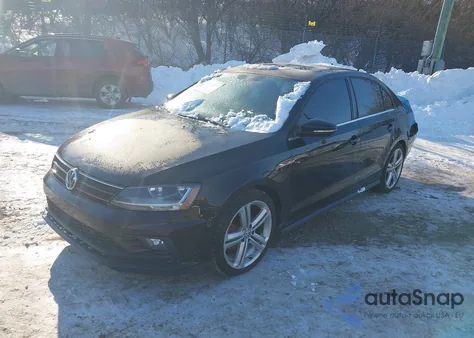 2017 Volkswagen Jetta Gli из США, поврежденный, VIN 3VW5T7AJ8HM224006